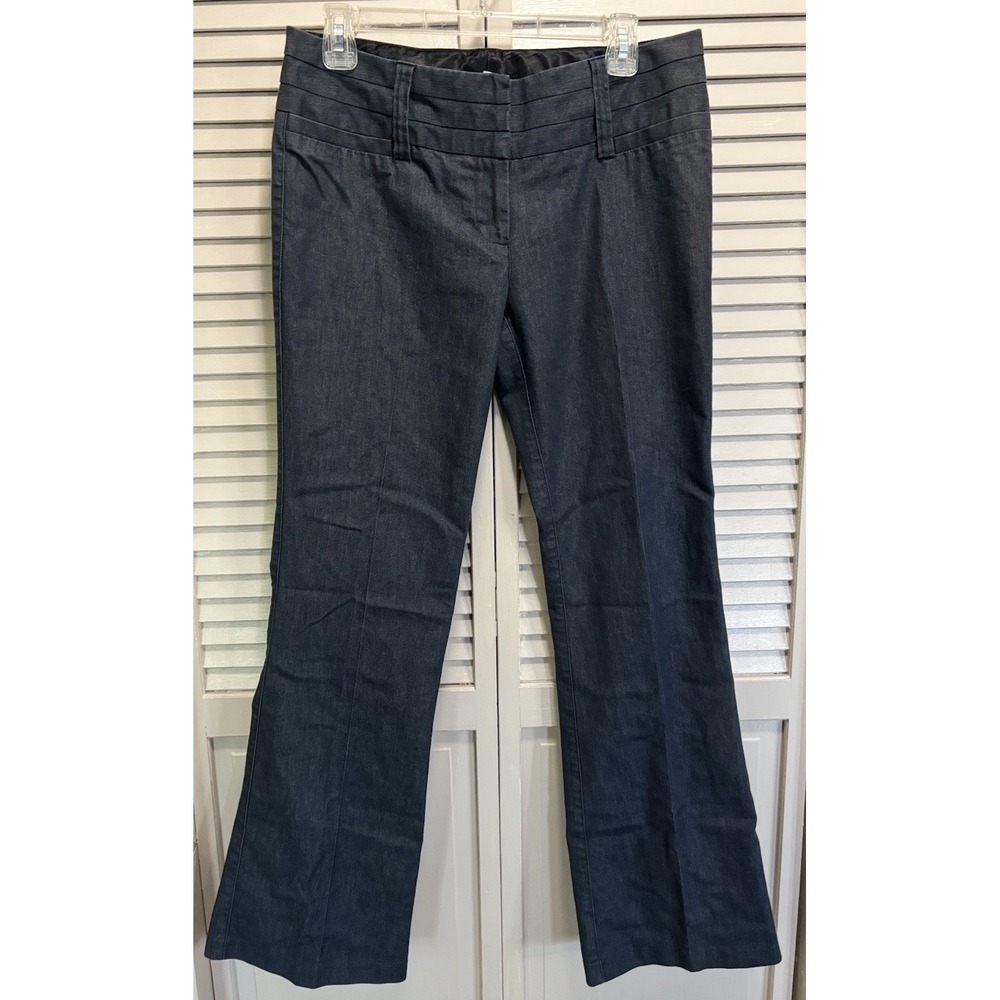 Stooshy Gray Flare Leg Pants Mid Rise Size 9 Zip EUC Work‎ Going Out